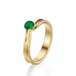 Pierścionek zaręczynowy z szmaragdem AJPZ_064